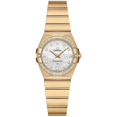 omega constellation ladies watches|Omega Constellation watch with diamonds.